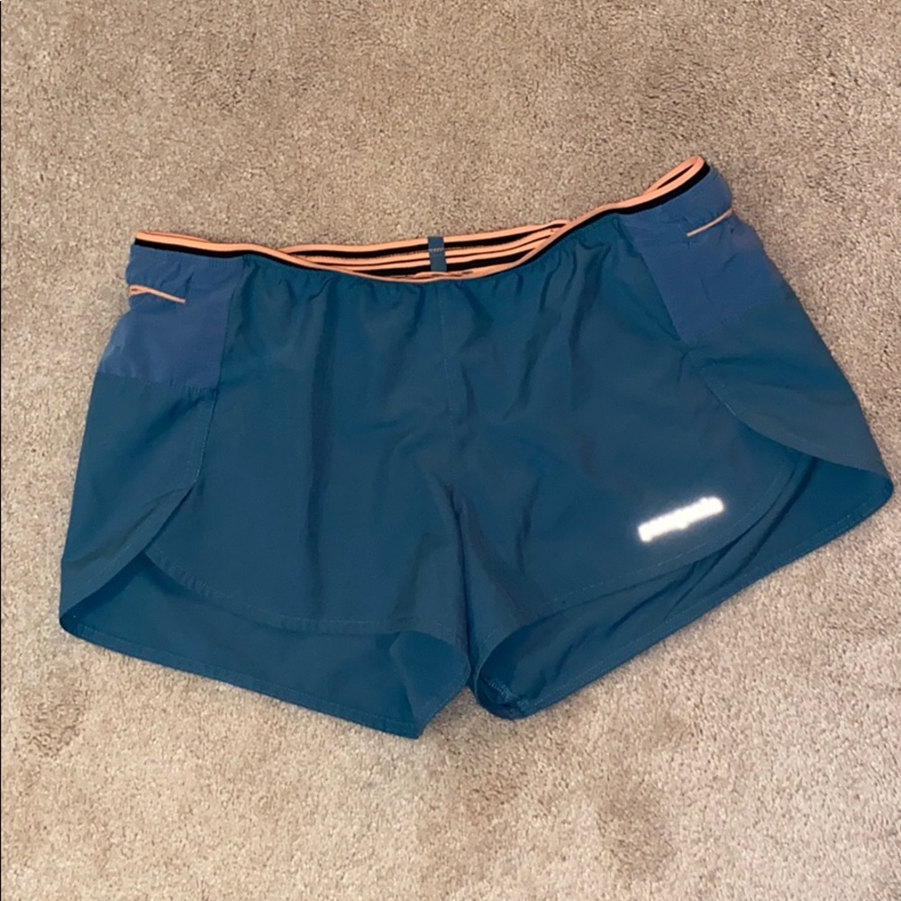 Patagonia 2.5” running shorts (teal)